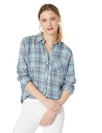 Rails Hunter Shirt in Agave Rose Blue at Amazon